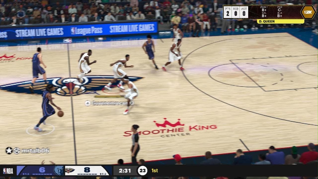 Memphis Grizzlies vs New Orleans Pelicans - NBA 2K