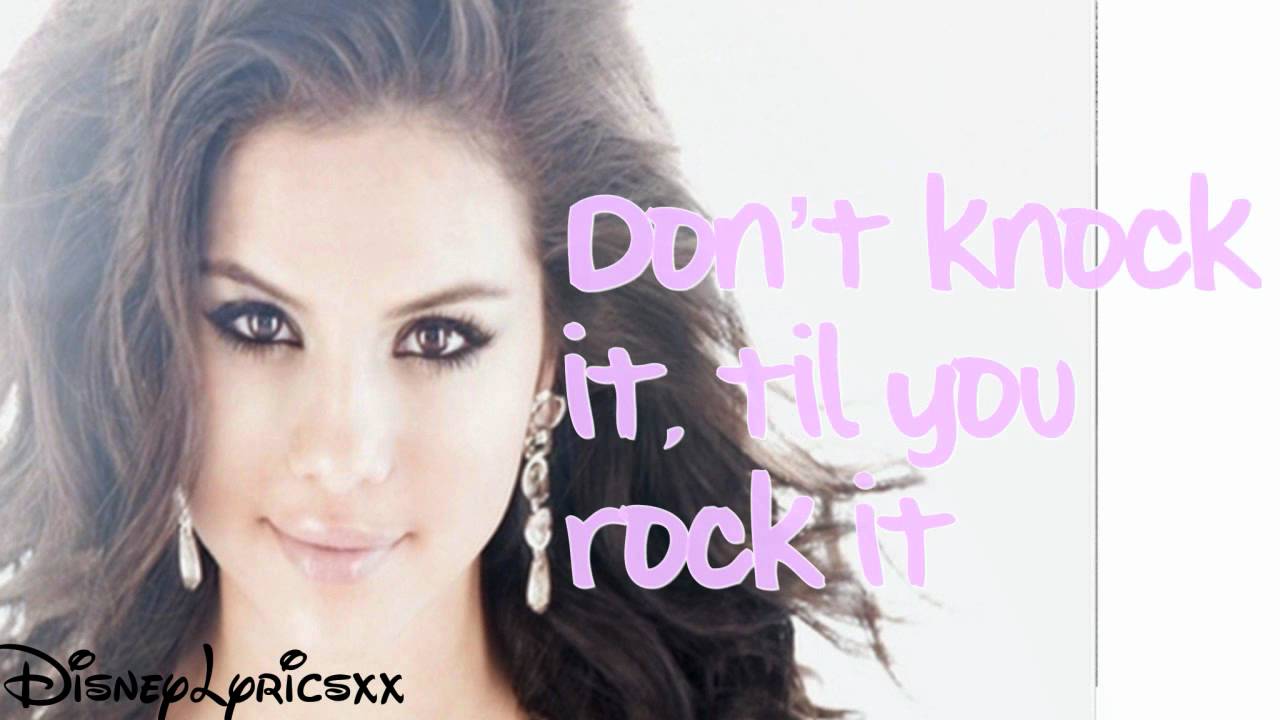 Selena Gomez - Shake it up - Lyrics on Screen HD.
