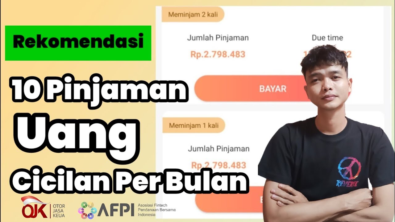10 Pinjaman Uang Cicilan Per Bulan + Review Aplikasi Pinjol