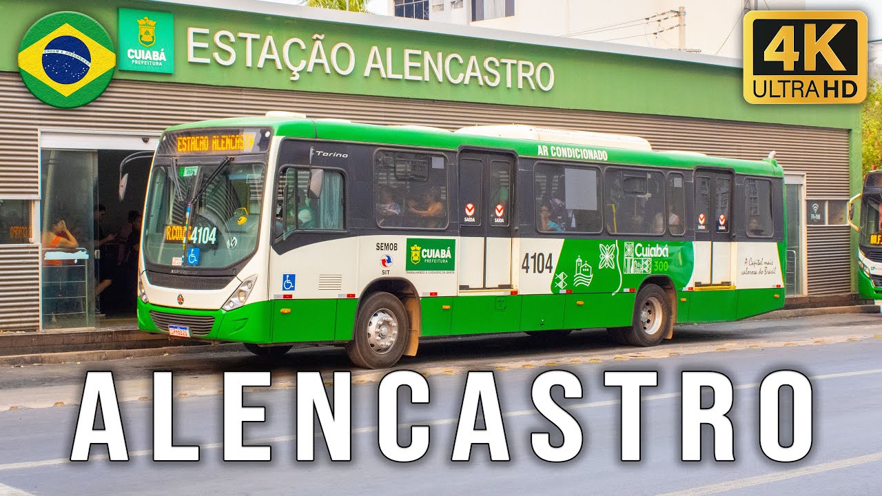 Estação Alencastro (Cuiabá/MT) - Movimentação de Ônibus #924