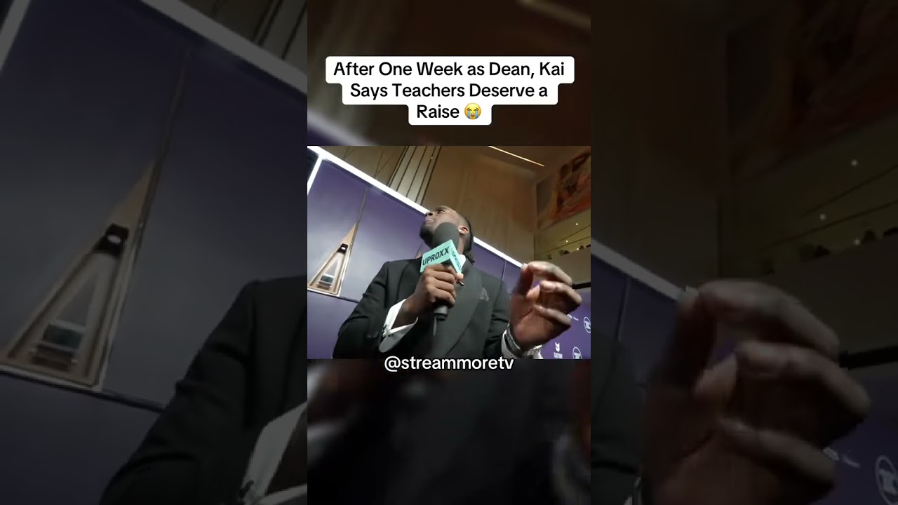 After One Week as Dean, Kai Says Teachers Deserve a Raise 😭 #fyp #kai #kaicenat #shorts #trending