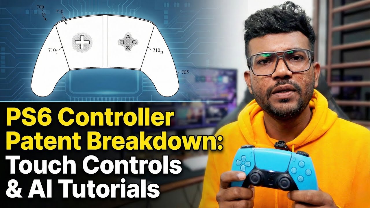 PS6 Controller Patent Breakdown: Touch Controls & AI Tutorials | Tamil