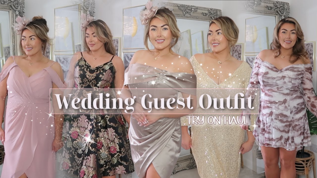 WEDDING GUEST OUTFITS | try on haul of wedding guest dresses from JJ's House (ad)