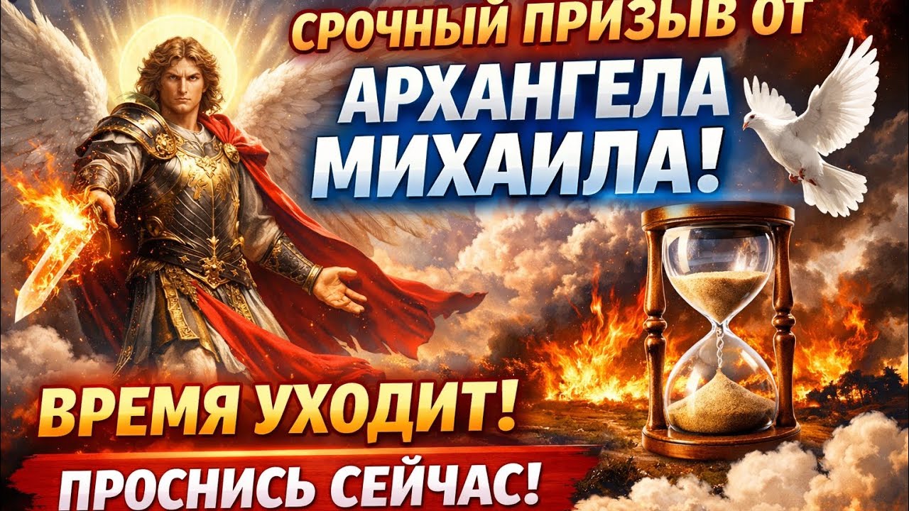 Срочный призыв от Архангела Михаила 🕊️ Это мимолетное явление, требующее осознанности ⏳