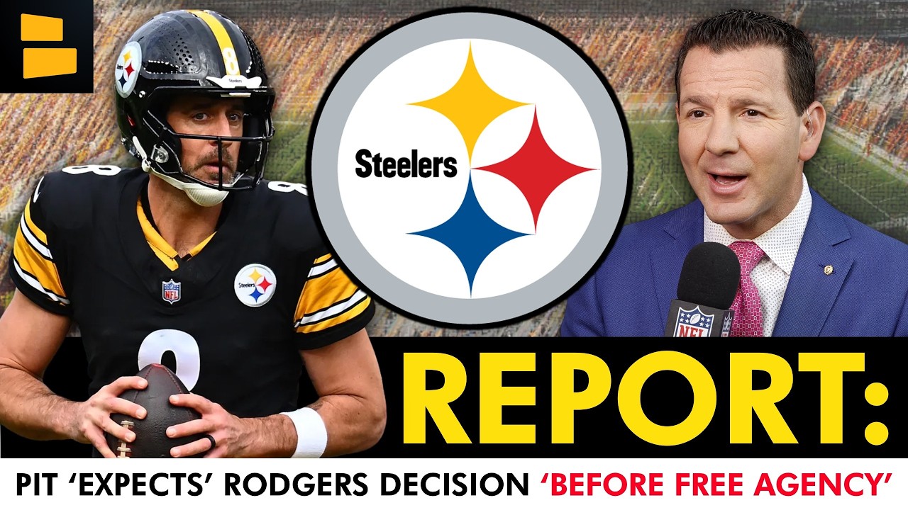 REPORT: Steelers ‘Expect’ Aaron Rodgers Decision BEFORE Free Agency + Latest Steelers WR Rumors