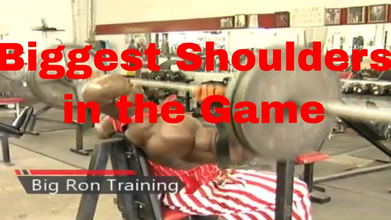 Complete Shoulder Workout with 8th Mr Olympia Ronnie Coleman