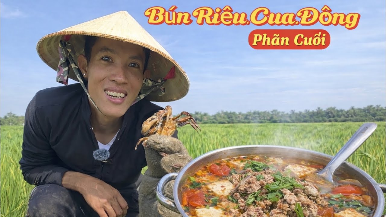 Bún riêu cua đồng 🦀 phần cuối #bunrieucuadong 
