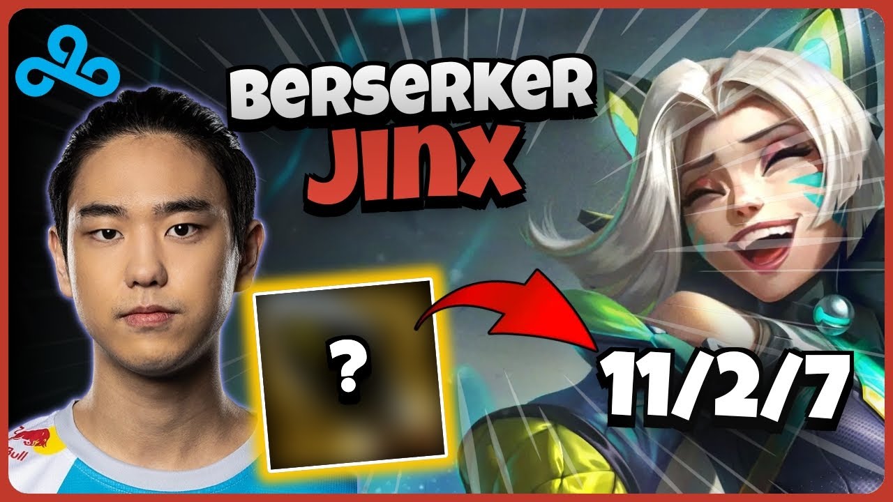C9 Berserker Jinx vs Ashe | 14.10