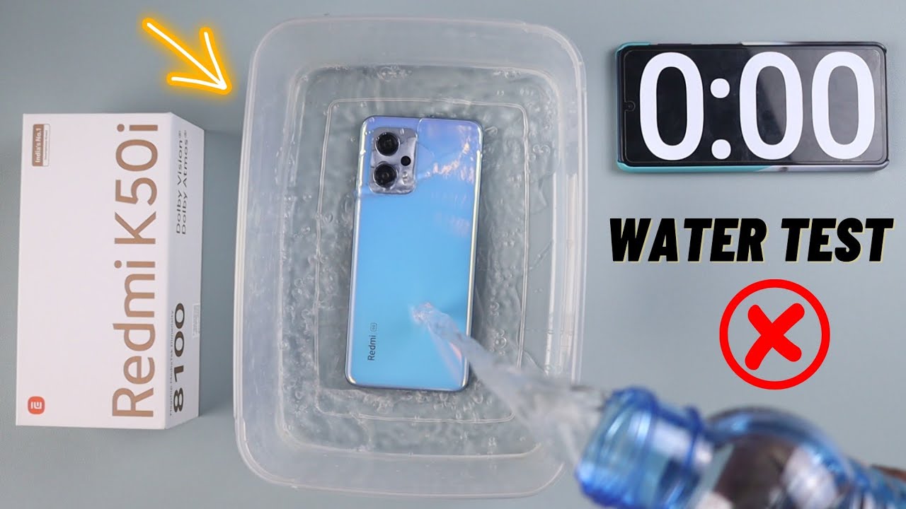 Redmi K50i Water Test 😭 | Redmi K50i Durability Test in Hindi