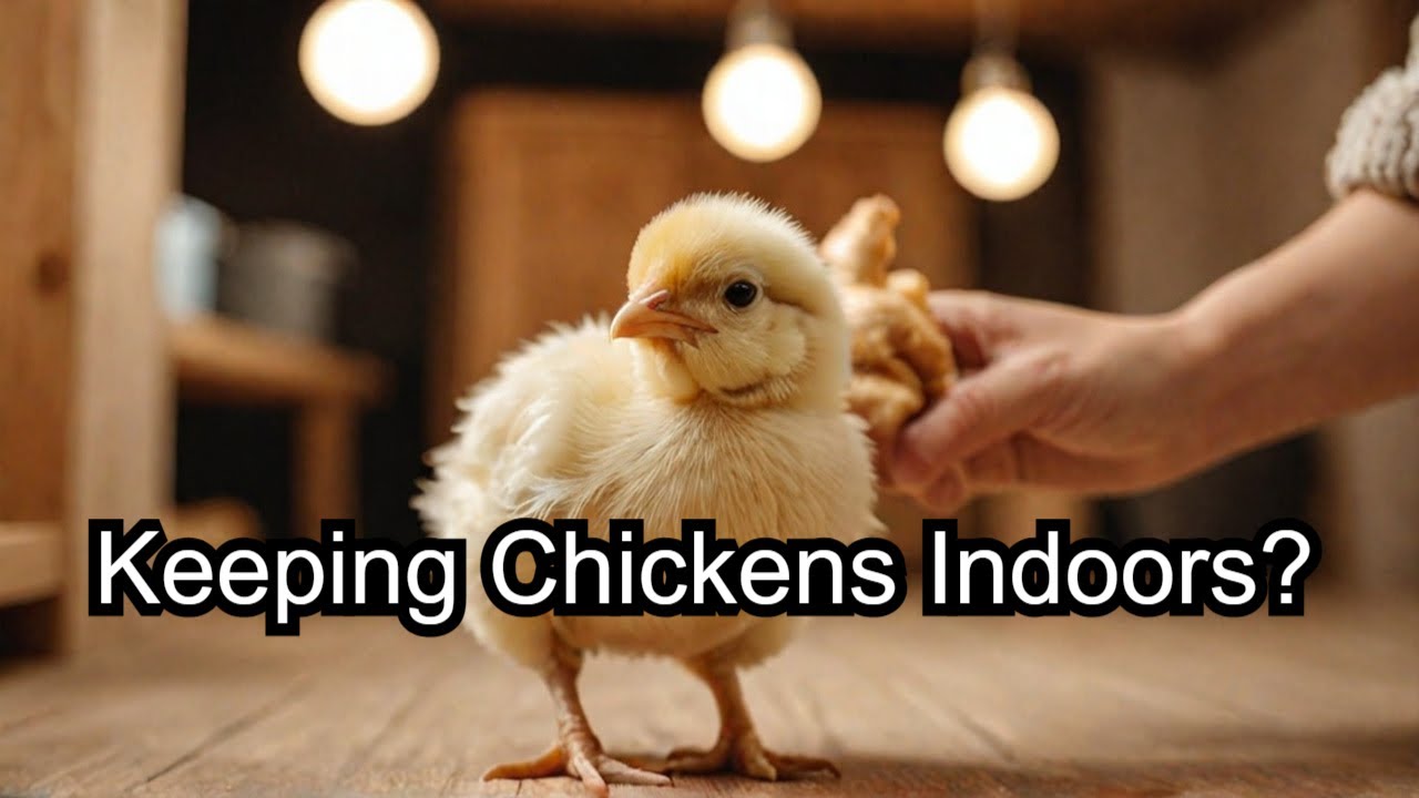 Thinking Of Keeping Chickens Indoors? Watch This First