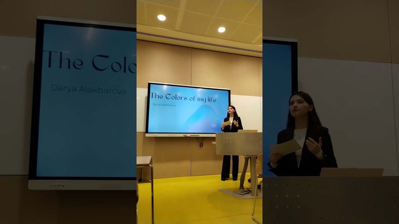 Darya Alakbarova informative speech 