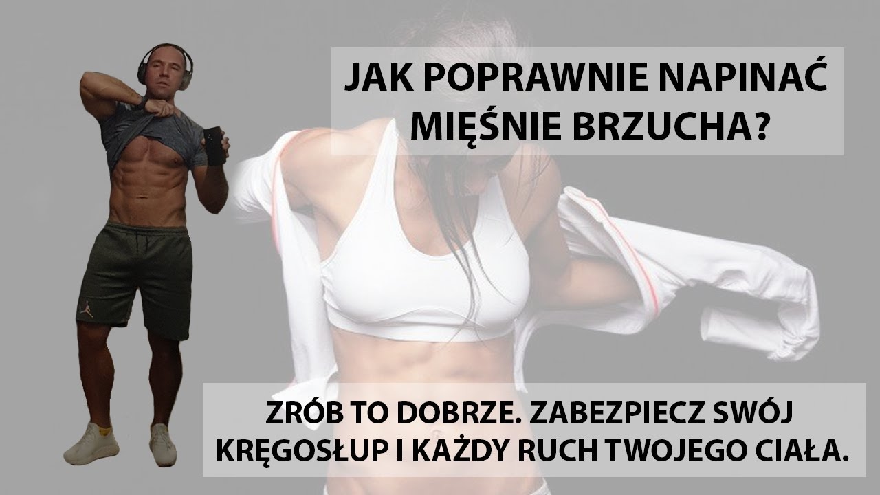 Jak poprawnie napinać brzuch? Wiele osób robi to źle. Też tak robisz? Skuteczny trening brzucha.