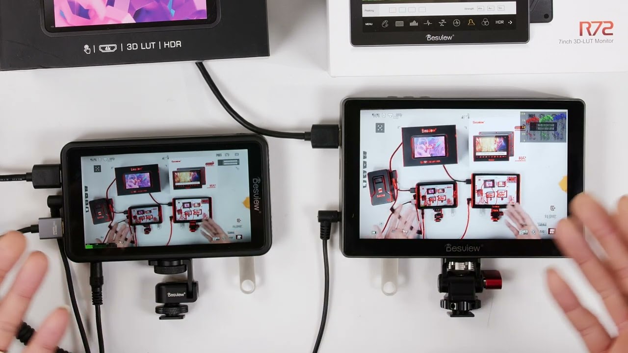 Desview R5II VS Desview R72 Camera Monitor Comparison Video