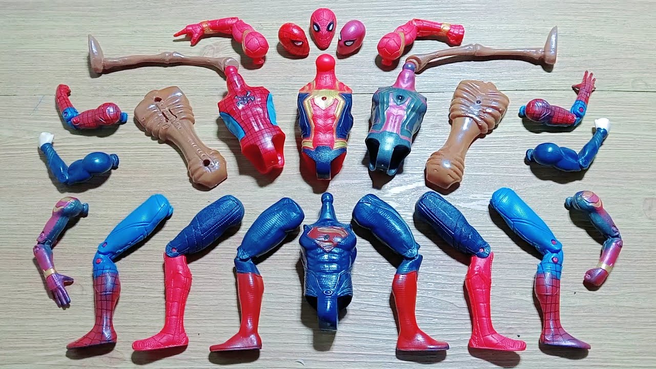 Asssemble Superhero Spiderman - Superman - Sirenhead Avengers Marvel Toys