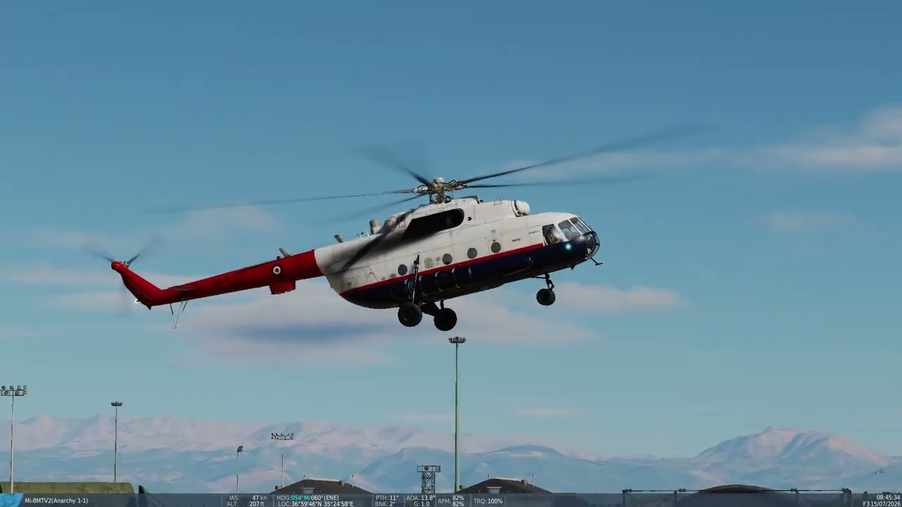 DCS Virtual Incirlik RIAT ETPS MI-8 Arrival