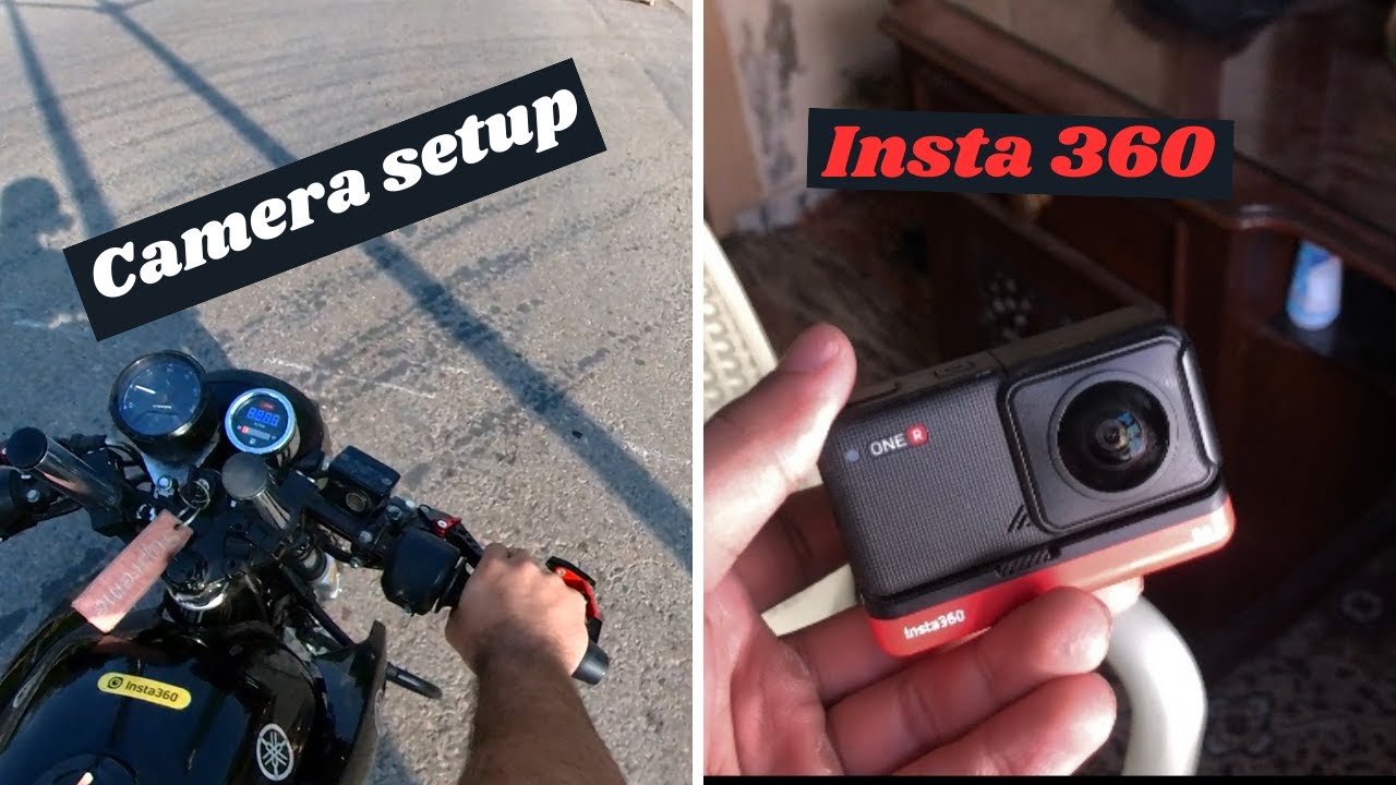 MotoVlogging setup with INSTA 360 ONE R | MoToVlogging setup | how to start MotoVlogging