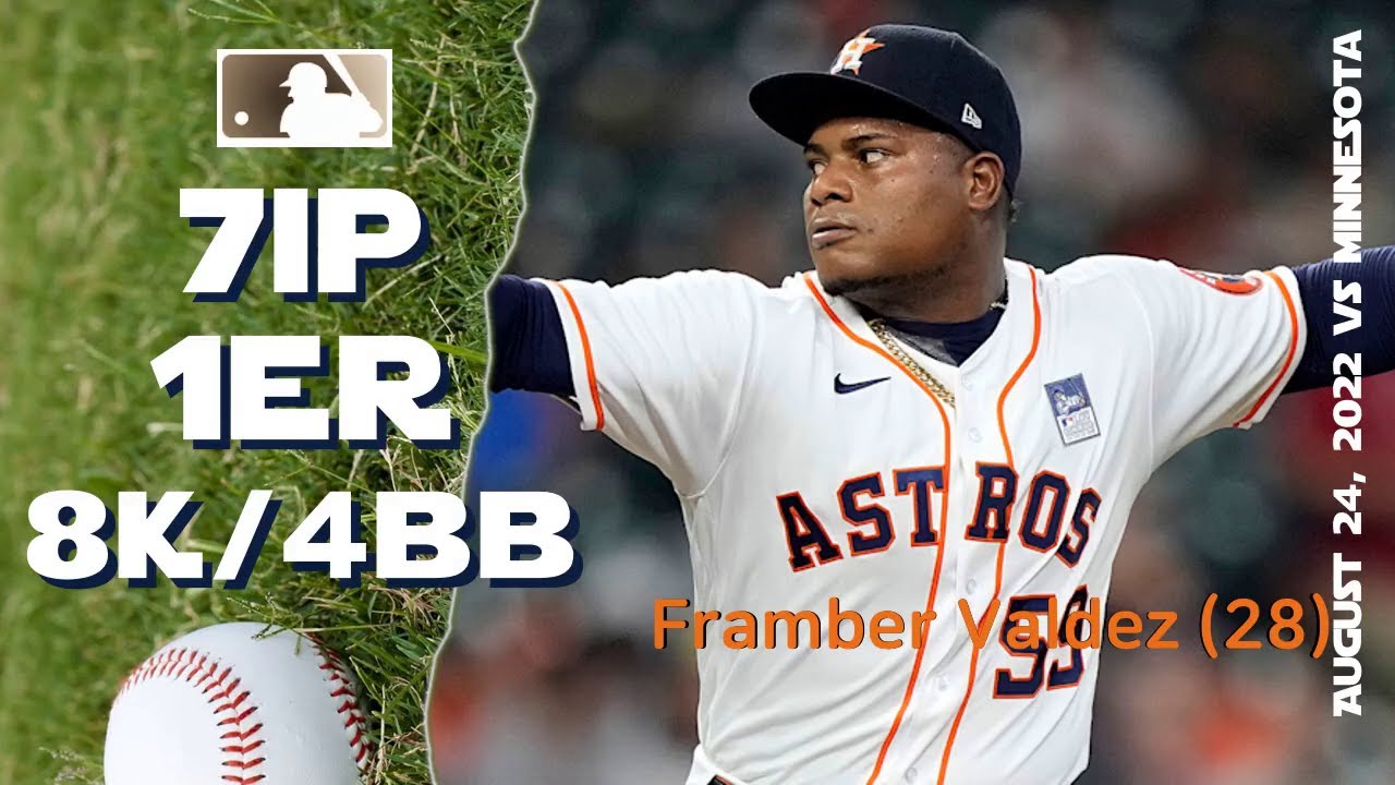 Framber Valdez | Aug 24, 2022 | MLB highlights