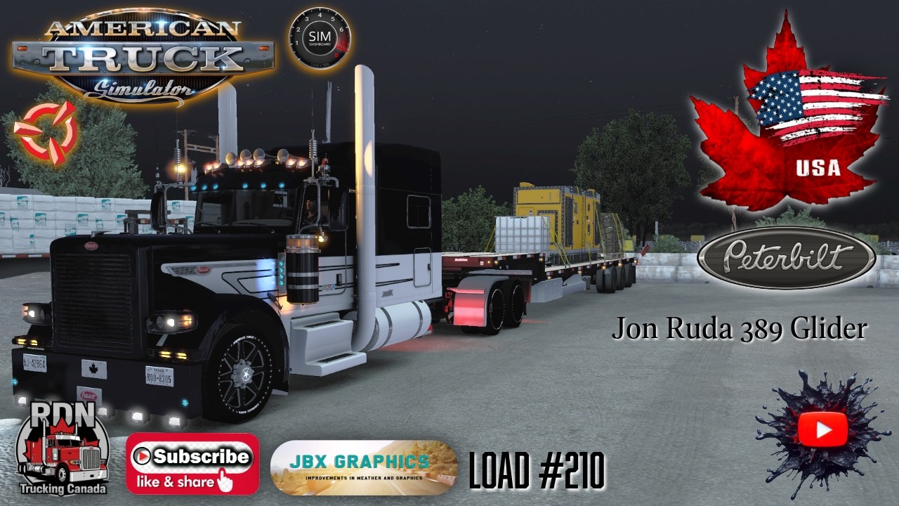 American Truck Simulator RDN Trucking Canada. Корпус-Кристи, Техас &mdash; Джанкшен, Техас. Груз № 210,...