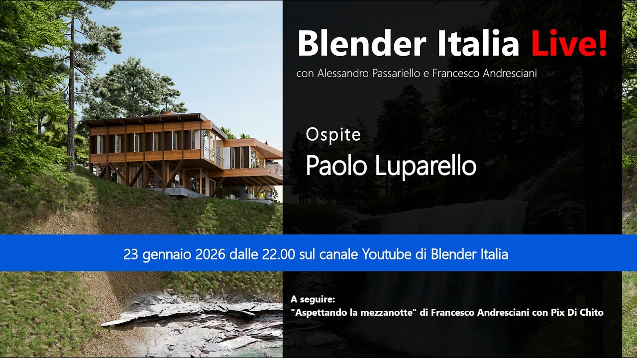 Blender Italia Live! - Paolo Luparello