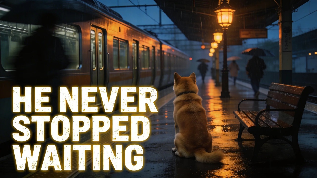 🌸 The Loyal Akita Who Waited at the Train Station for 10 Years