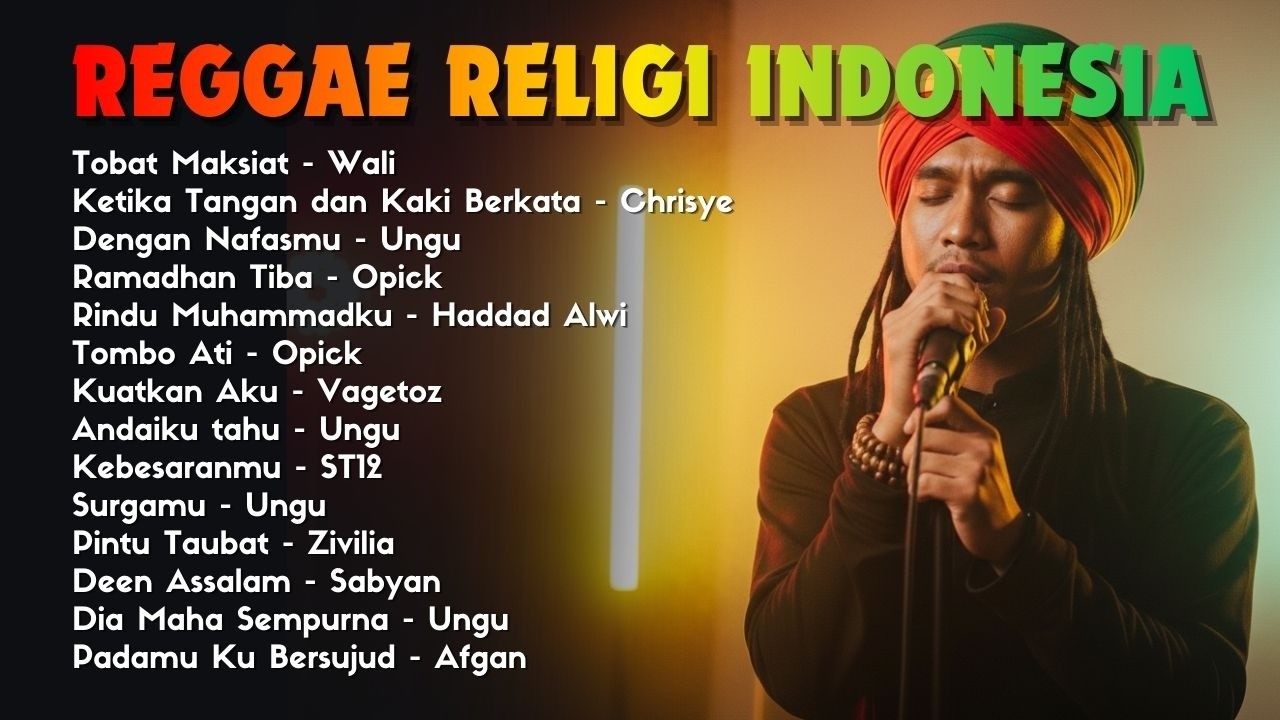 Lagu Religi Islam Indonesia Reggae Version | Kompilasi AI Cover Nonstop
