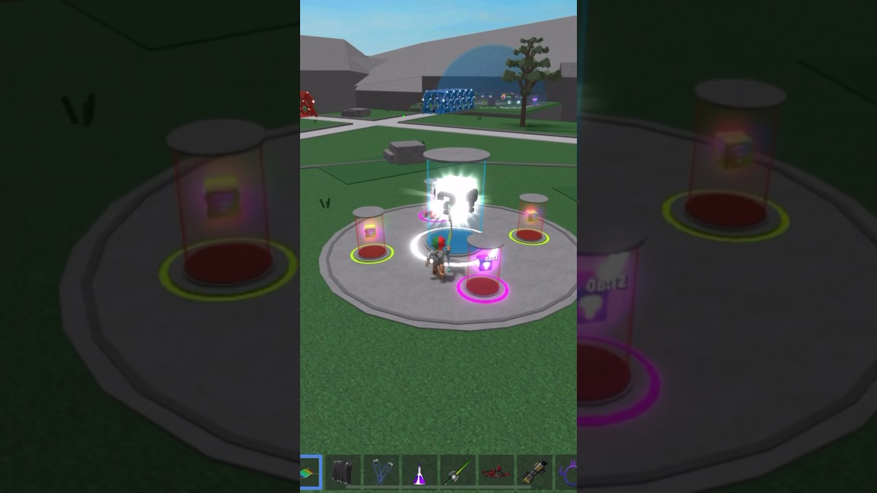 Getting Void Block In Lucky Block Battlegrounds Roblox! #roblox #luckyblock #shorts #gaming