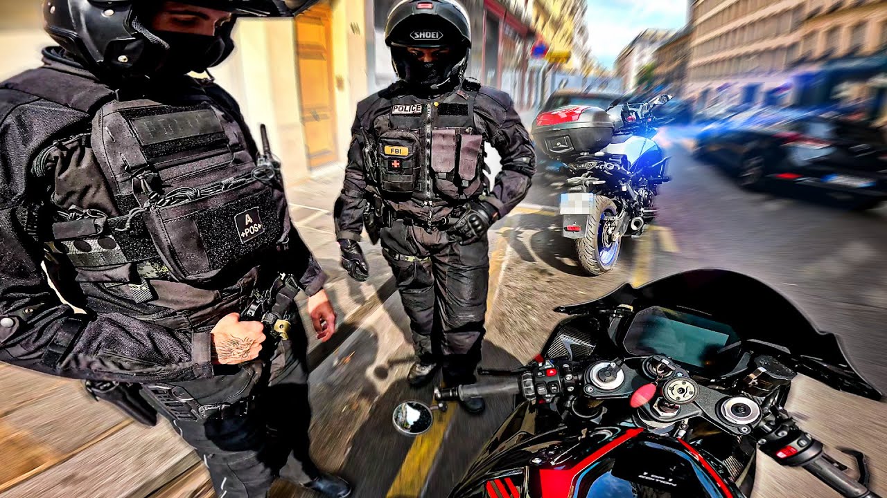 ILS ME STOPPENT AU MILIEU DE LA ROUTE ?! 👮🏻‍♂️🤬 Paris à moto