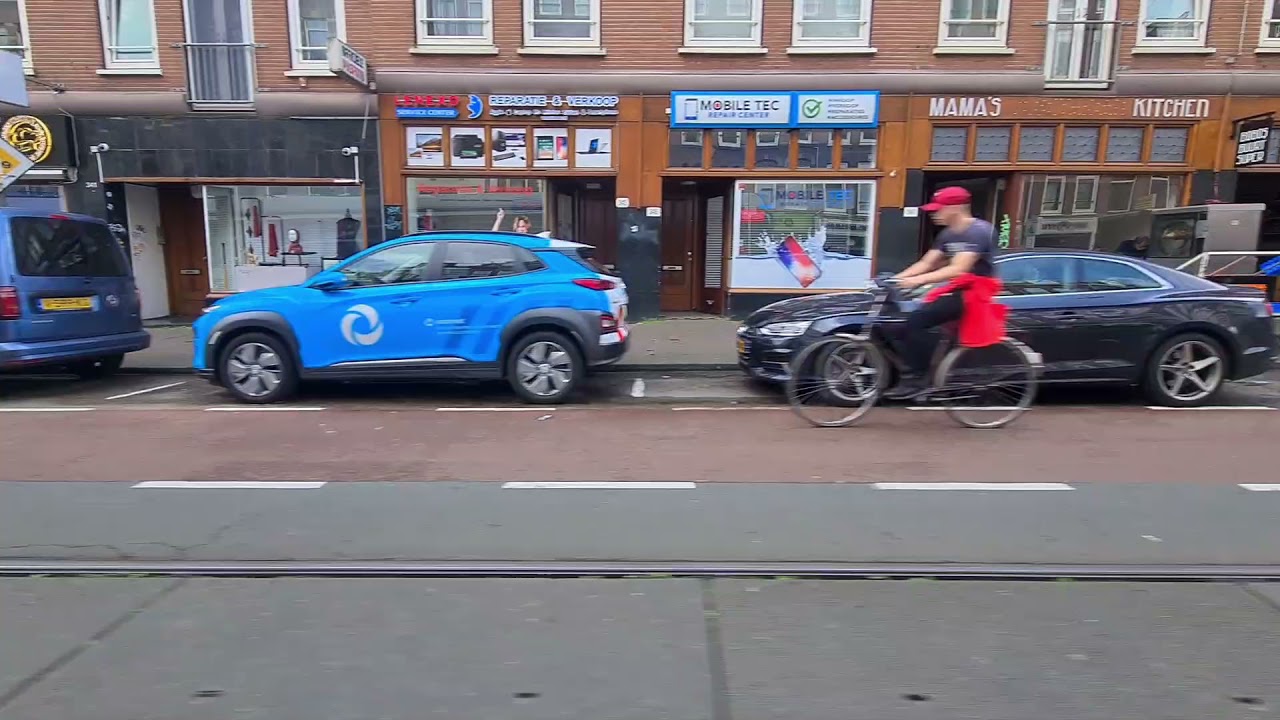 🚋Tramrit in de GVB Amsterdam tramlijn 17 Centraal Station-Osdorpplein Noord.