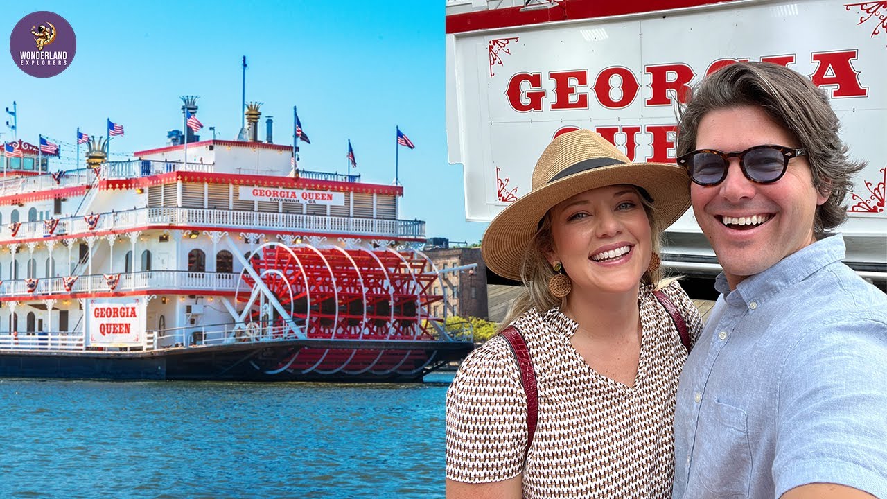 Iconic Savannah Riverboat Cruises Tour and Dining Review | Cargo Ships Closeup, Food, History & More