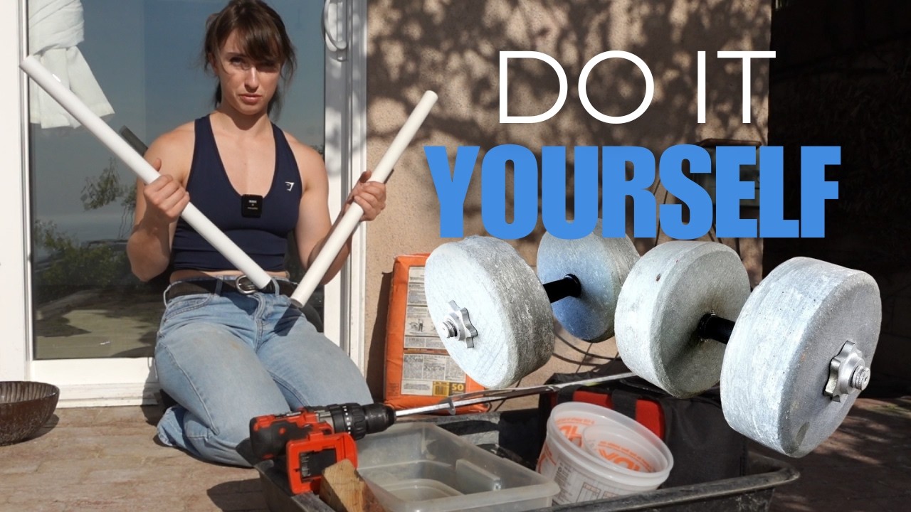 Making a Home Gym (homemade dumbbells)