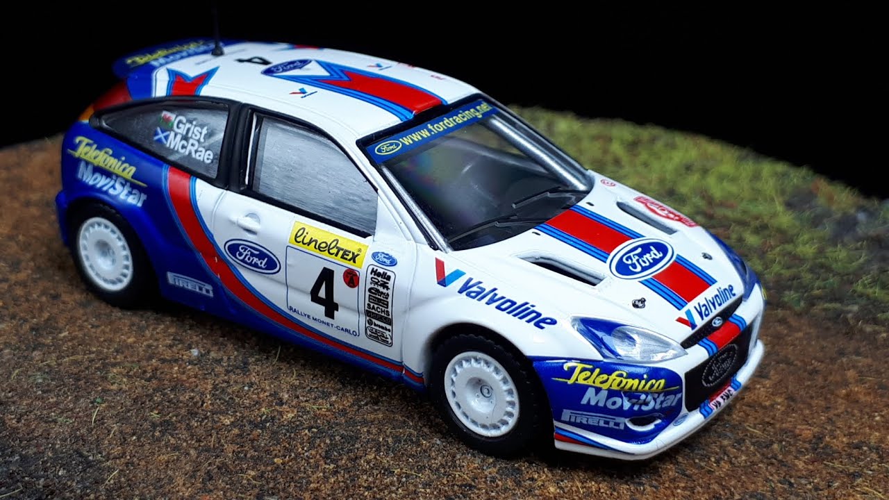 1/64 Ford Focus RS WRC 2001 Monte Carlo rally by CM's diecast