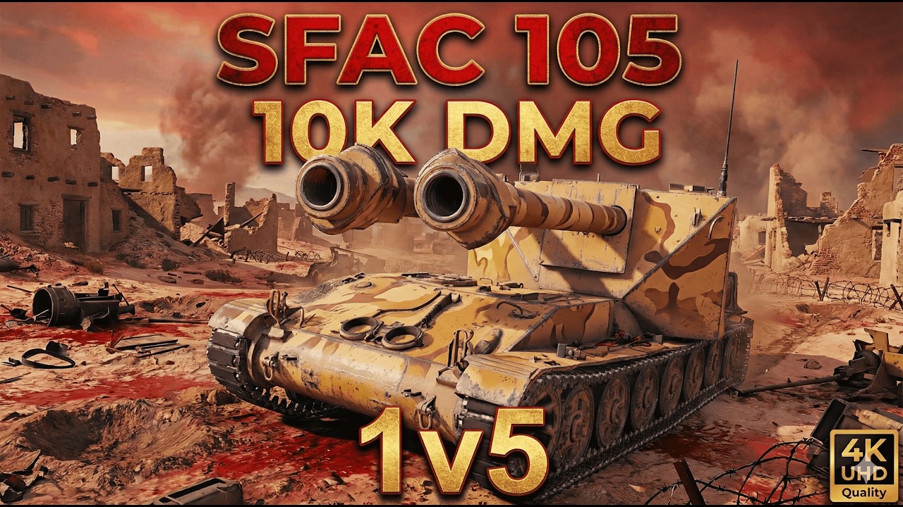 SFAC 105 WoT 2.0::10K DMG, 1v5, 8Kills