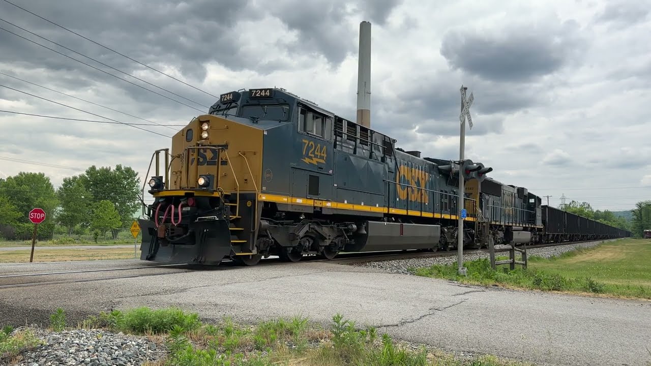 CSX Empty Coal Train on the New Castle Subdivision