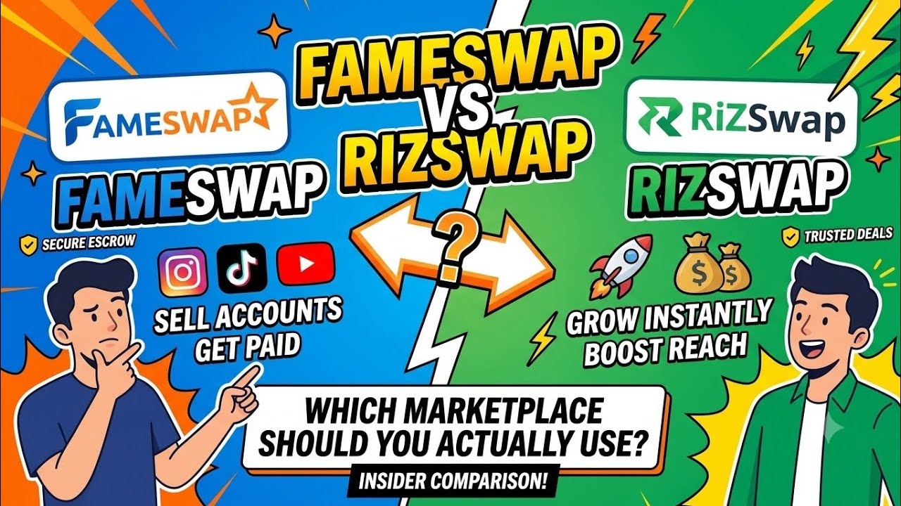 Fameswap vs RizSwap: Which Marketplace Should You Actually Use?