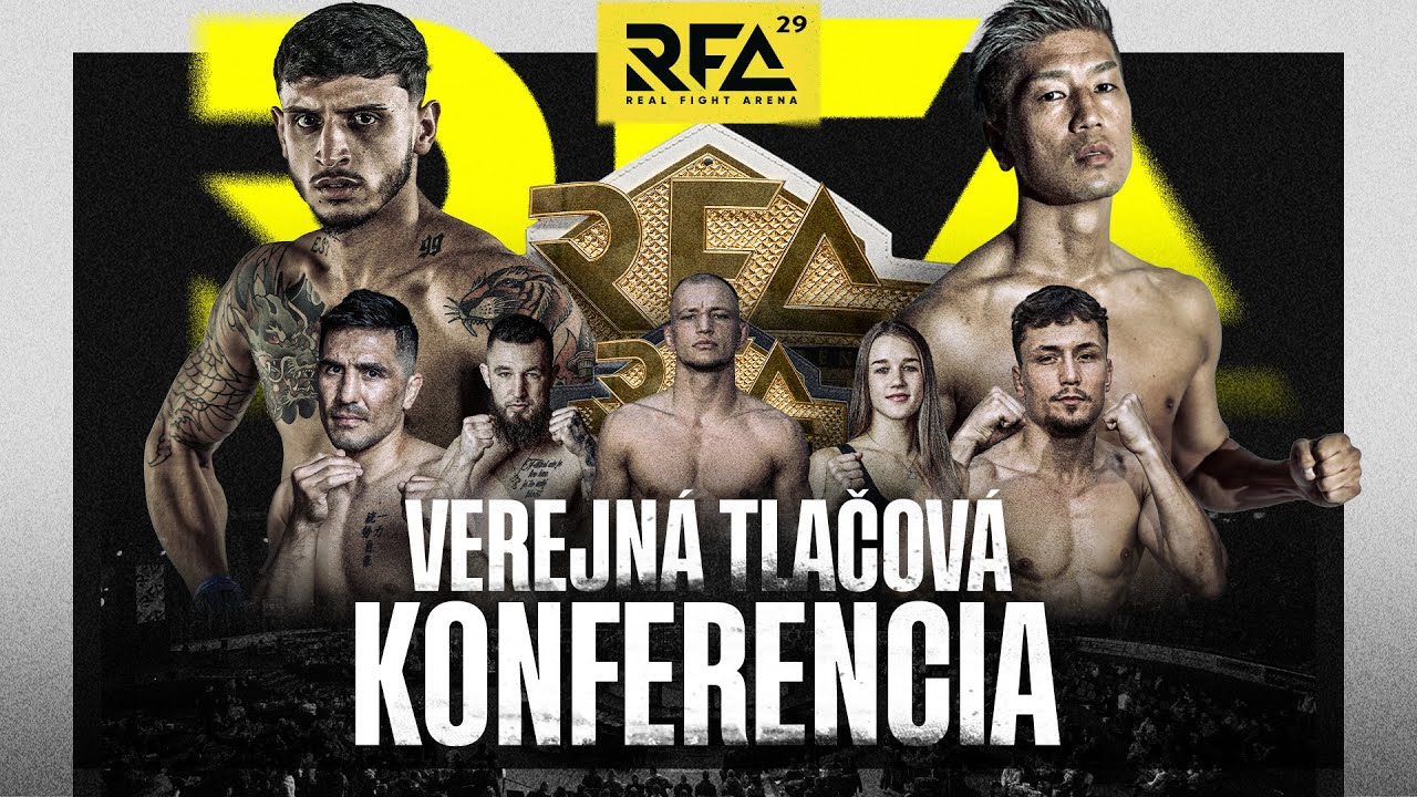 RFA 29: Tlačov&aacute; konferencia - &Scaron;AJBEN, LOPEZ, NE&Scaron;TR&Aacute;K, SMAALI, ZAJ&Iacute;COV&Aacute; a ďaľ&scaron;&iacute;.
