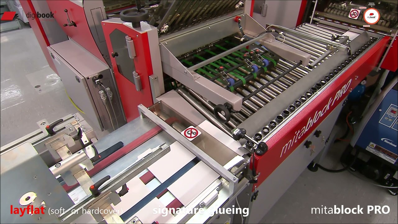 Digibook mitablock PRO - Automatic hotmelt section gluing machine