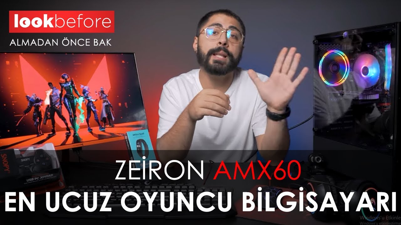 Zeiron AMX60 Oyuncu Bilgisayarını Tanıtıyoruz