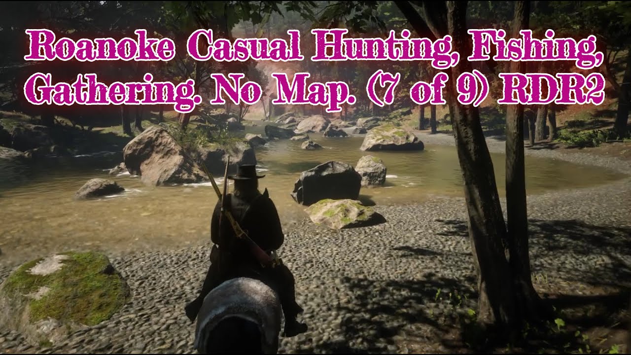 Roanoke Casual Hunting, Fishing, Gathering. No Map. (7 of 9) RDR2