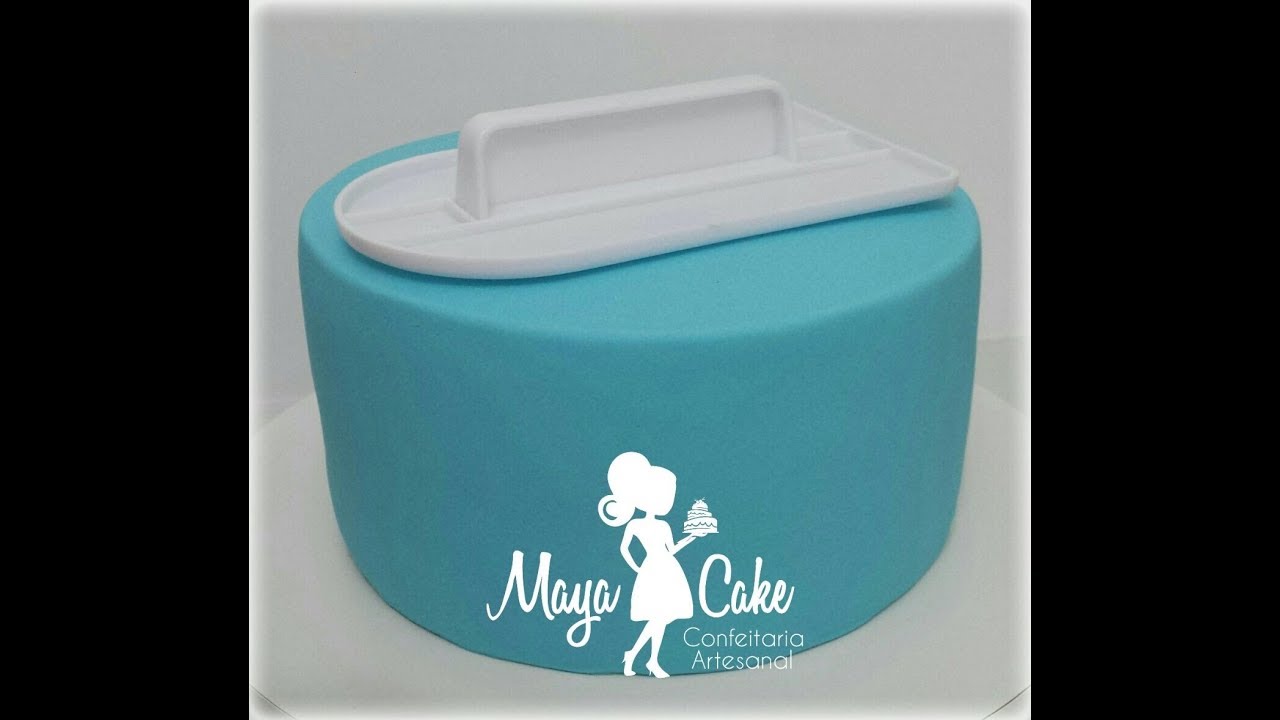 COMO COBRIR UM BOLO DE PASTA AMERICANA COM QUINAS PERFEITAS