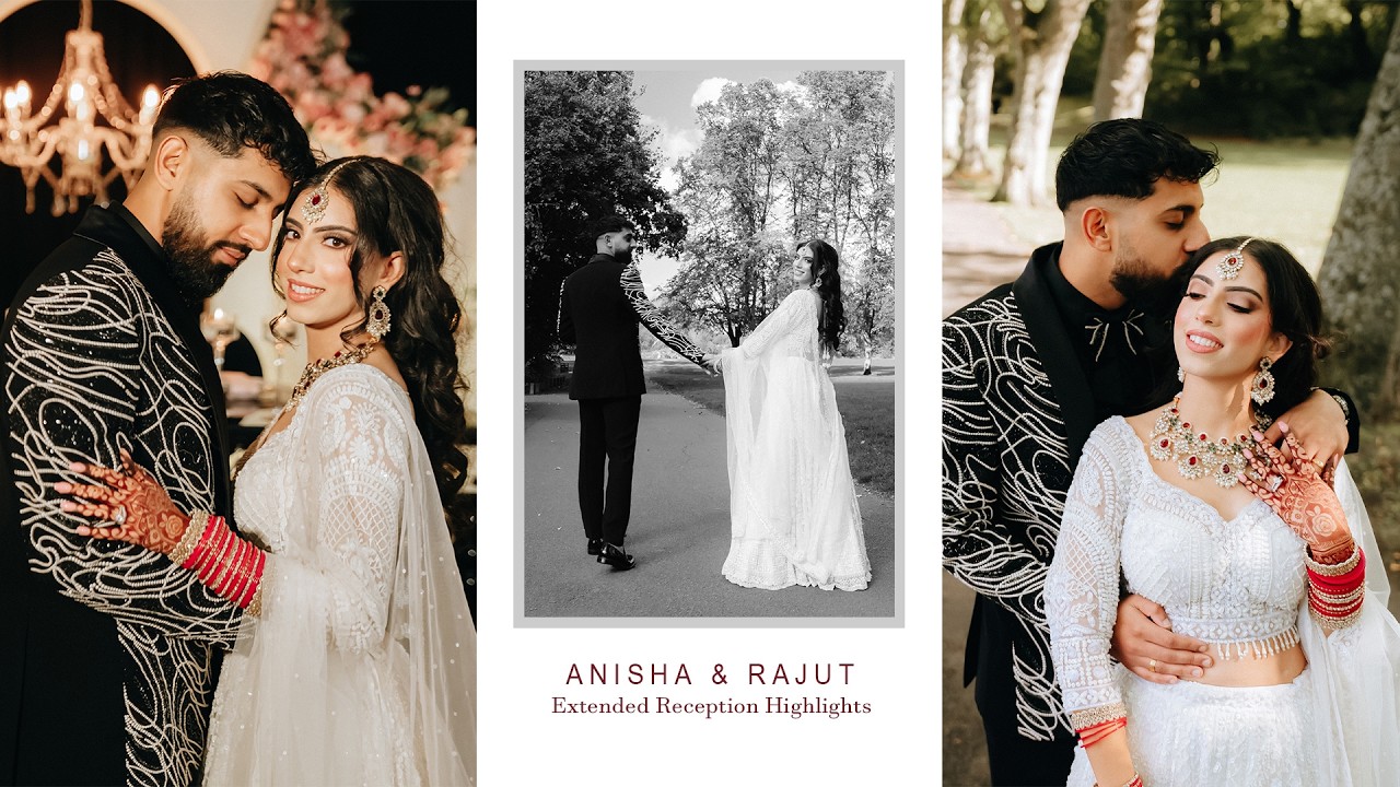 Anisha & Rajut I Extended Punjabi Wedding Reception Highlight | Royal Bindi | UK