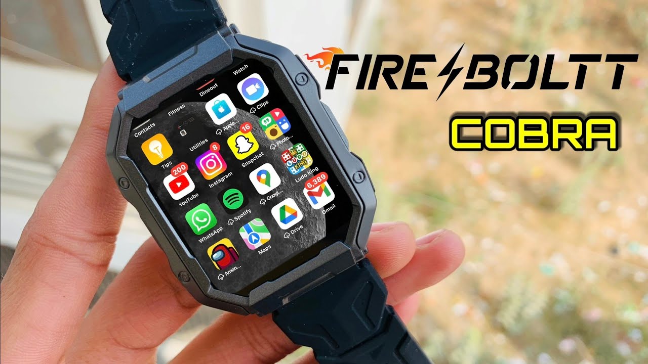 Fire⚡️boltt Cobra Smartwatch Unboxing & Review..😍 | THIS IS THE BEST SMART WATCH EVER..🔥