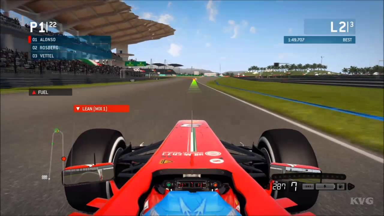 F1 2013 - Sepang International Circuit | Malaysia Grand Prix Gameplay [HD]
