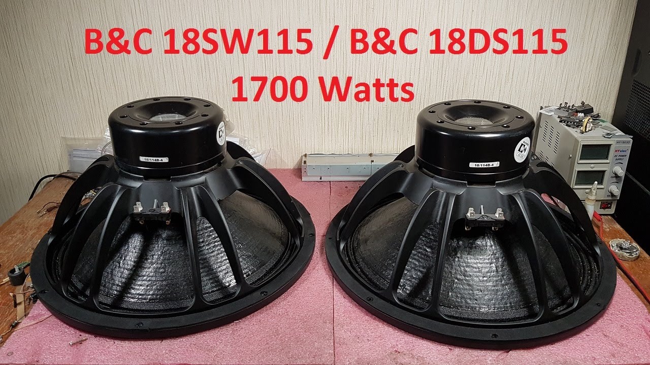 B&C 18SW115, 18DS115, 18SW100, 18NW100 обзор ремонт 18DS100, 18NBX100, 18IPAL, Montarbo Mol 1818