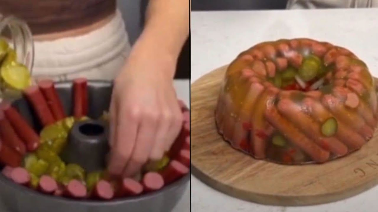 Meet the creators behind the viral 'hotdog jello' food trend