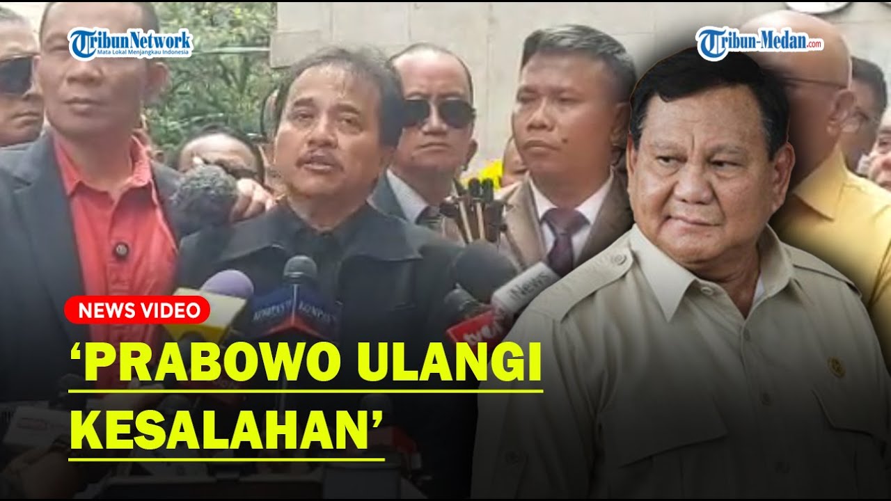 ROY SURYO Singgung Prabowo jelang Diperiksa Polda Metro Jaya sebagai Tersangka