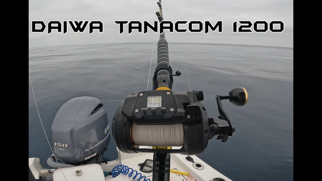 First time fishing with my new Dawai Tanacom 1200 electric reel at the Nine Mile Bank.