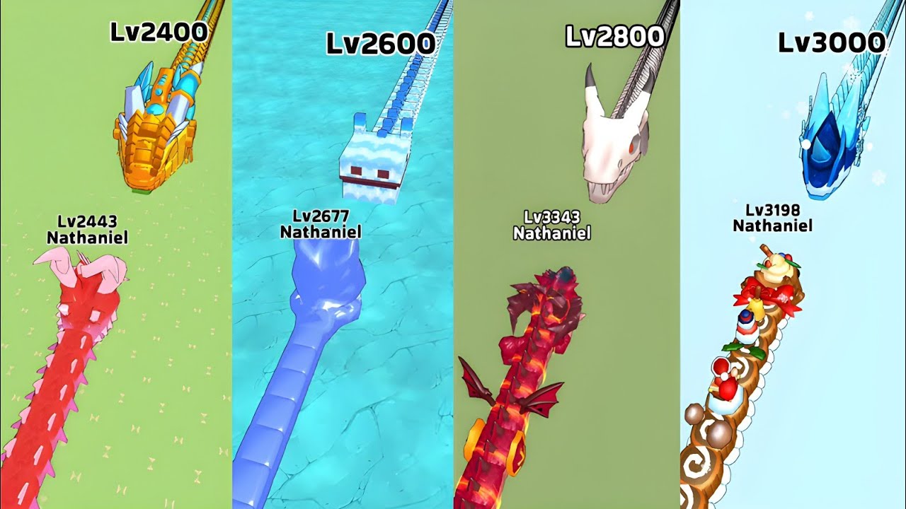 Snake Clash Evolution 🔥 Lv2400 to Lv3000 | Rarest & Strongest Snake Revealed! 🐍😱
