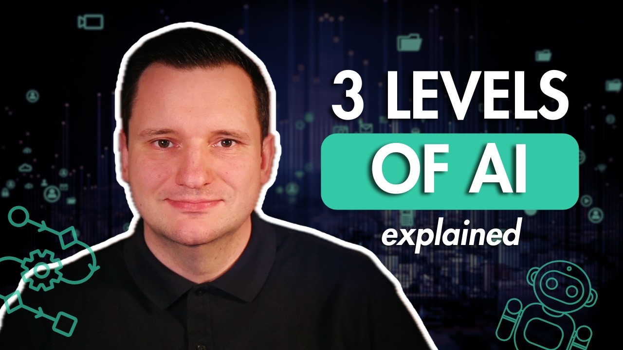 3 Levels of AI explained. Learn the step up of each AI Level.