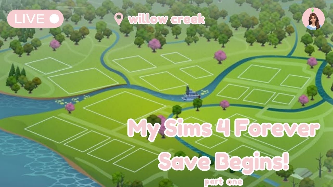 Starting My Sims 4 Forever Save 🌍 | Live World-Building & Planning!