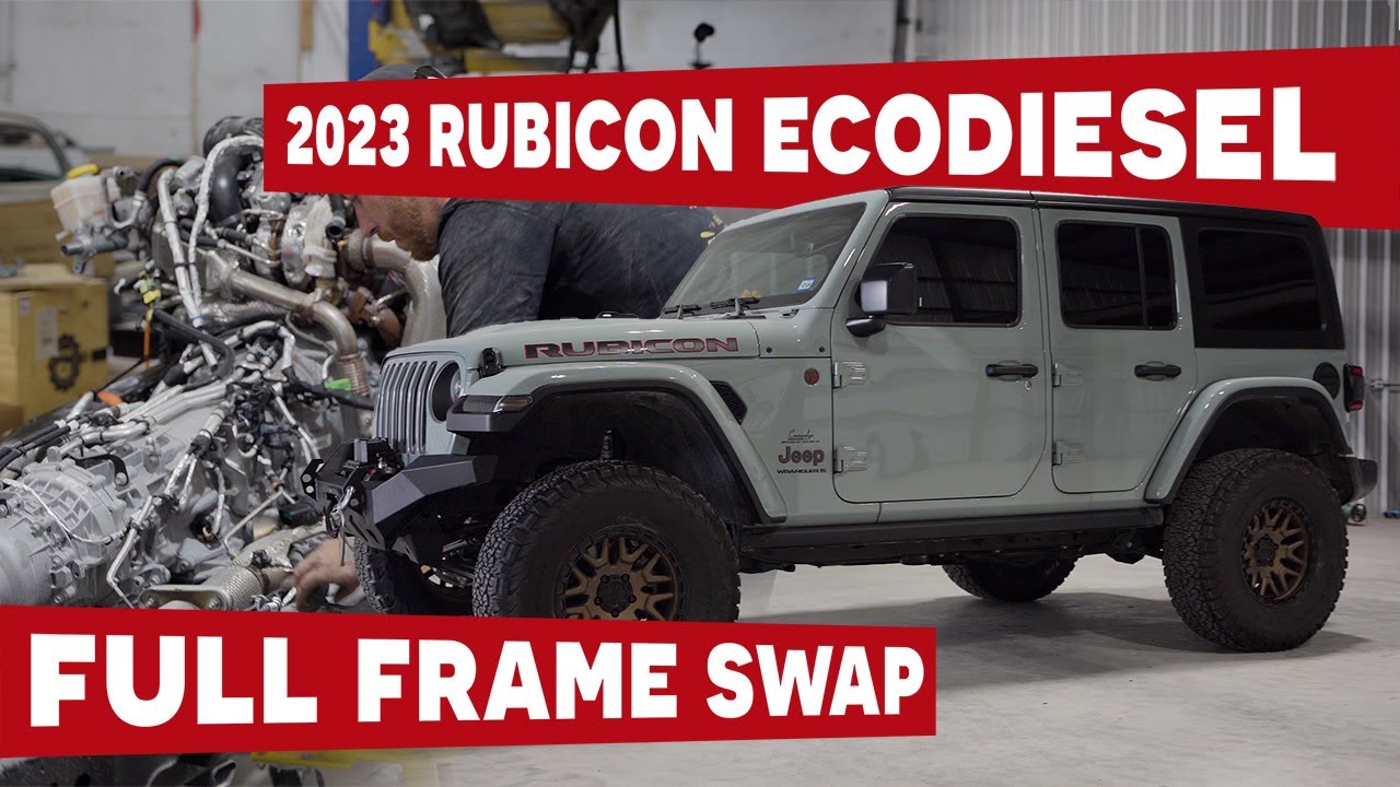 We Saved this 2023 Jeep Rubicon with frame damage!